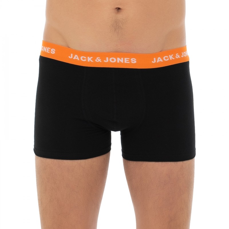 Jack&Jones_7-erSet_Trunks_Schwarz_mitverschiedenfarbigemWebbund