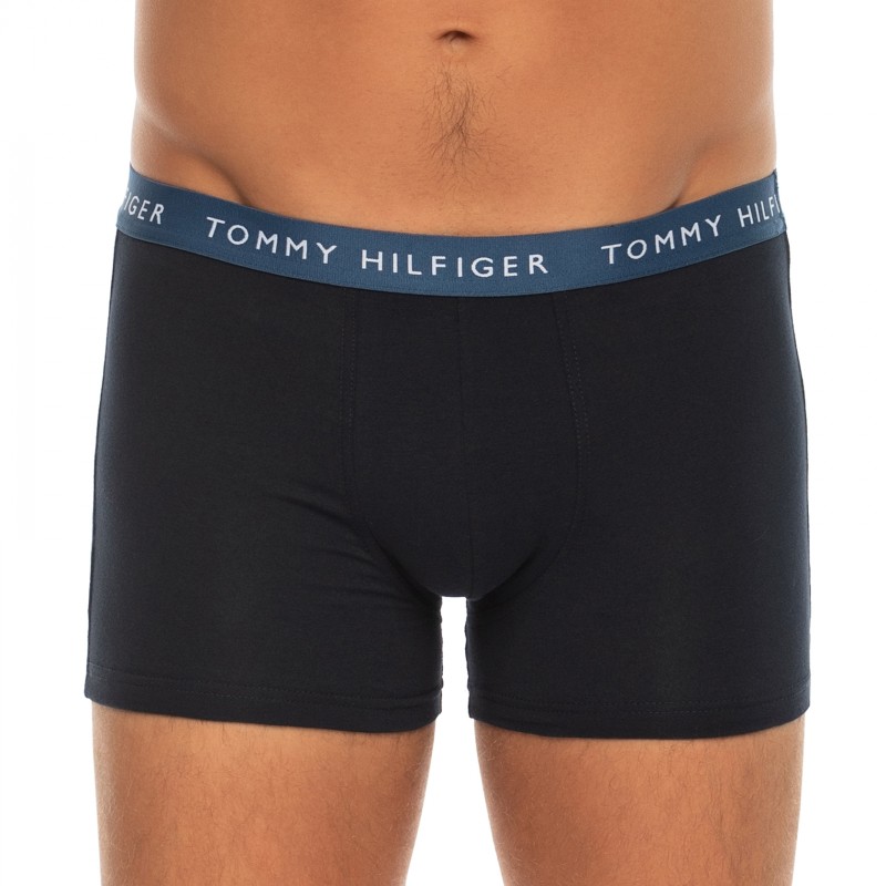 Tommy Hilfiger 5-er Set Trunks Blau mit verschiedenfarbigen Webbund