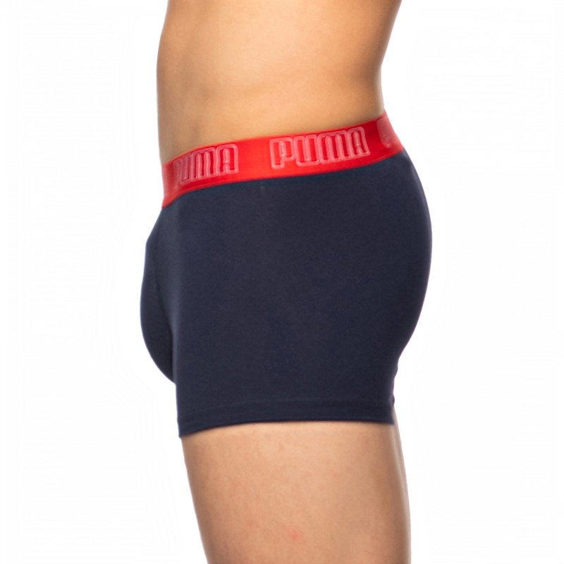 Boxerman_Herrenunterwäsche_Boxershorts_Puma_2-er Set_Basic Trunks_Blau Grau