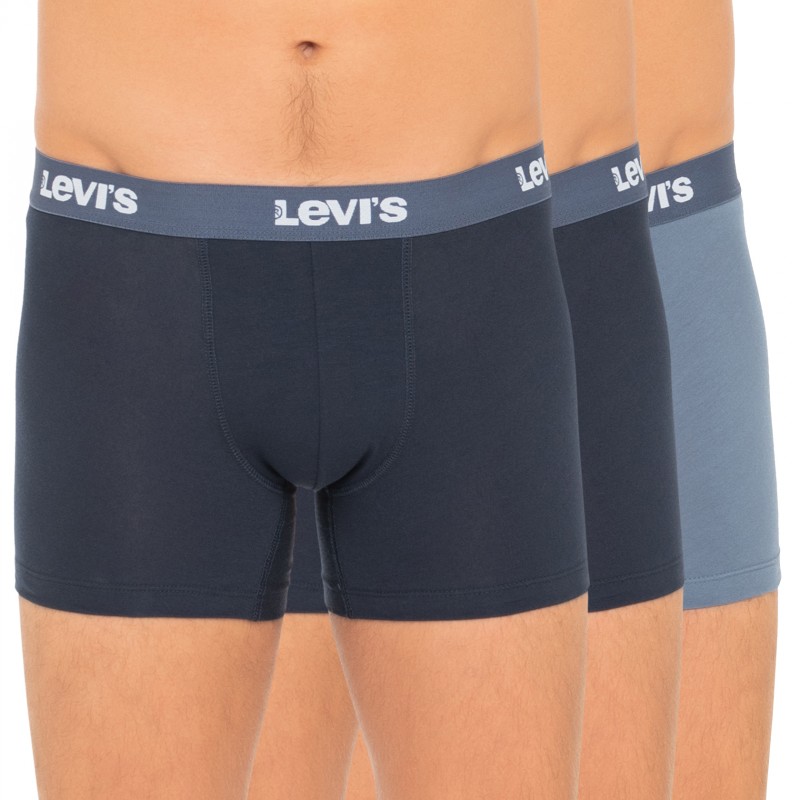 Levi's_3-er Set_Boxer Briefs_Dunkelblau & Blau