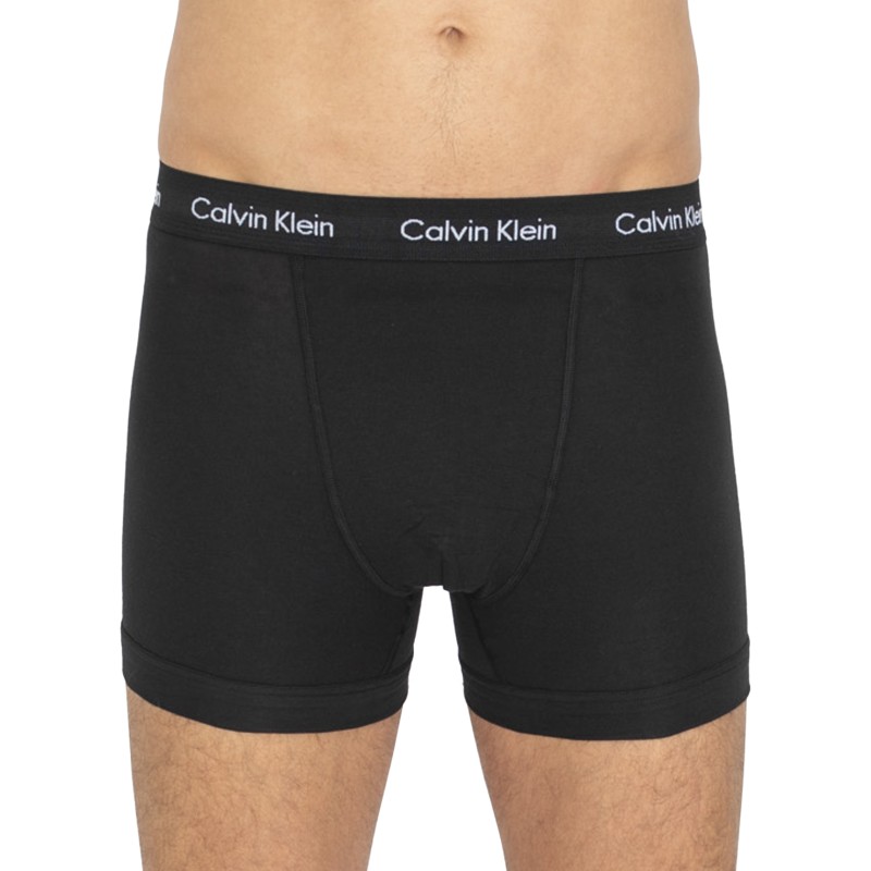 CalvinKlein_3-erSet_Trunks_Schwarz_verschiedenfarbigerWebbund