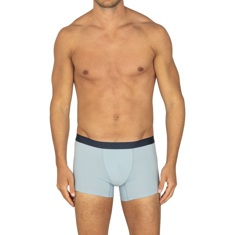 Hanro_2-erSet_Trunks_Blau_&_Hellblau