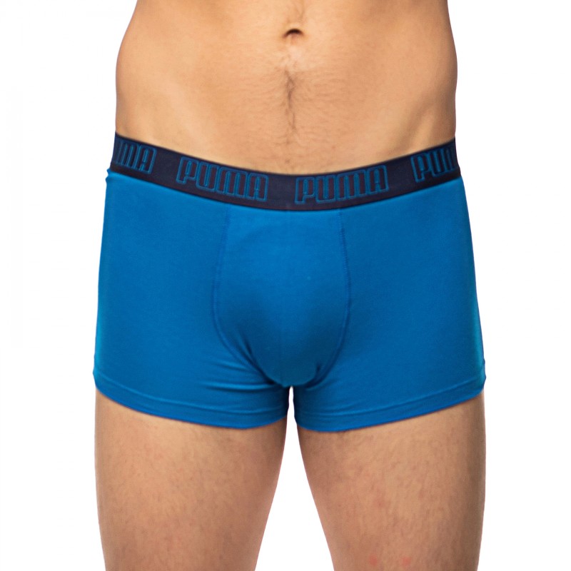 Boxerman_Herrenunterwäsche_Boxershorts_Puma_2-er Set_Basic Trunks_BLau
