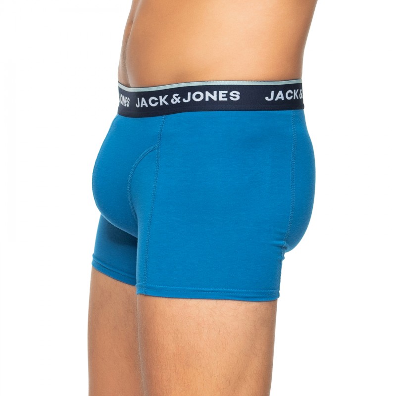 Boxerman_Herrenunterwäsche_Boxershorts_Jack & Jones_3-er Set_Trunks_Blau Pink & Türkis
