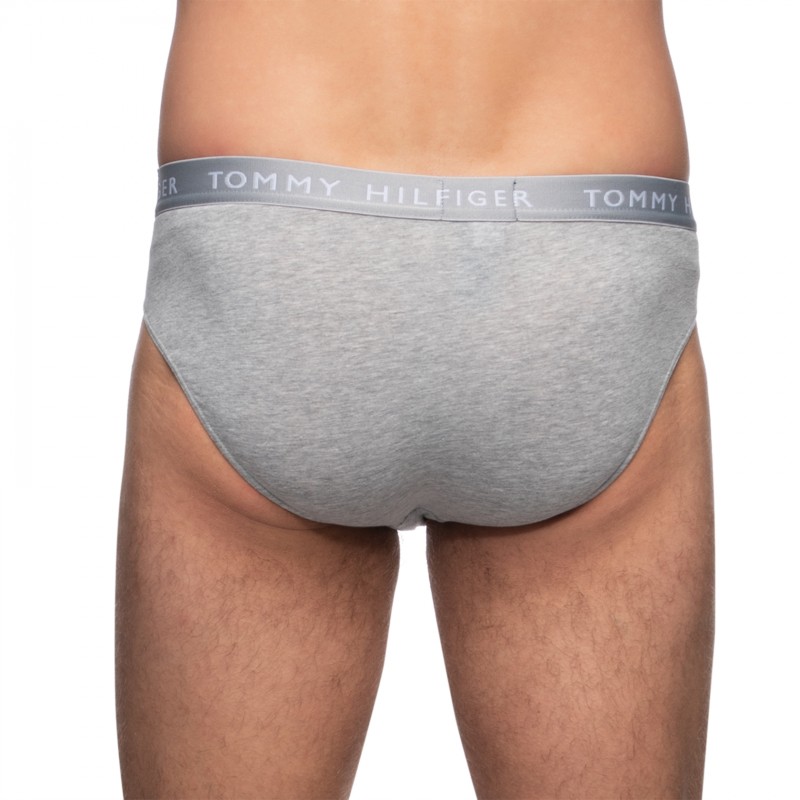 Boxerman_Herrenunterwäsche_Tommy Hilfiger_3-er Set_Slips_Schwarz Grau & Weiß