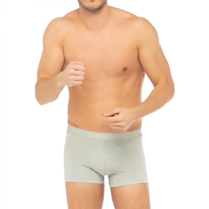 CalvinKlein_2-erSet_Trunks_Schwarz&Beige