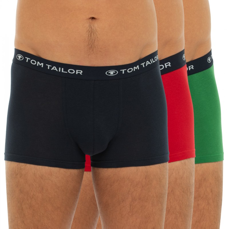 TomTailor_3-erSet_Trunks_Blau, Rot&Grün