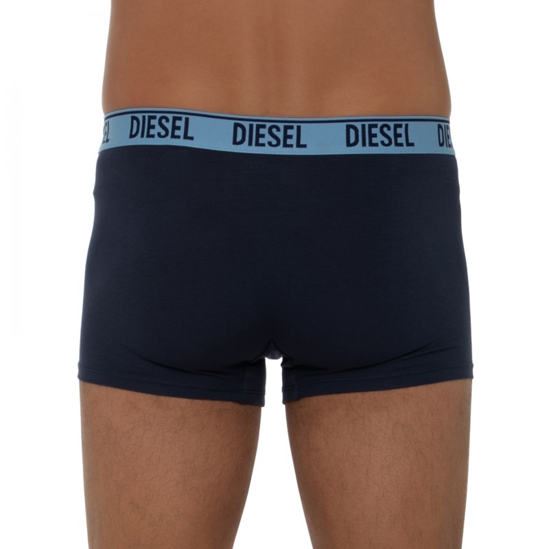 Boxerman_Herrenunterwäsche_Boxershorts_Diesel_2-er Set_Trunks_Dunkelblau Hellblau