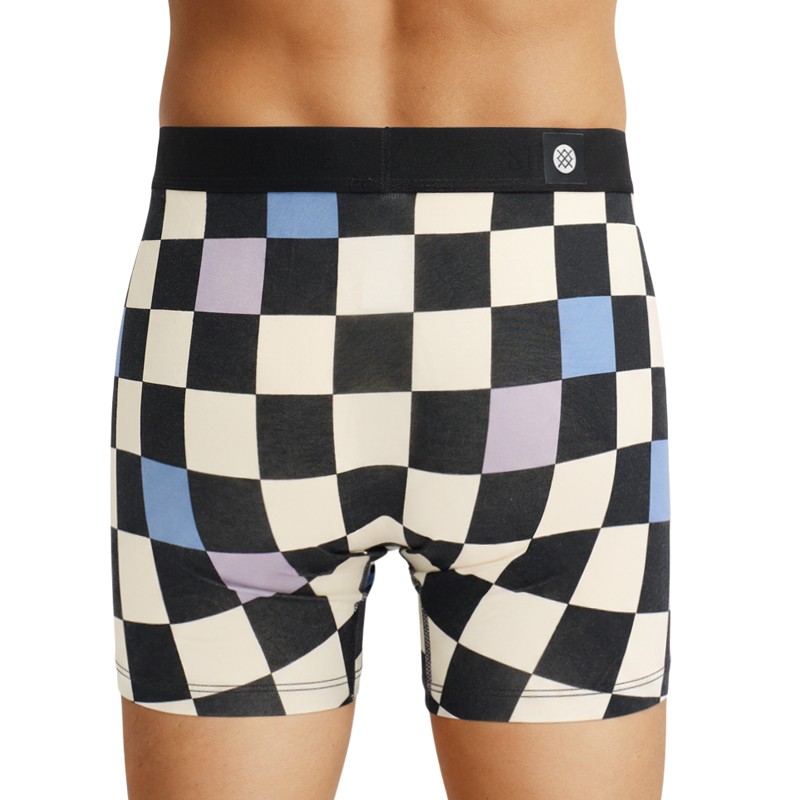 Stance_Boxer Briefs_SchwarzWeiß_kariert