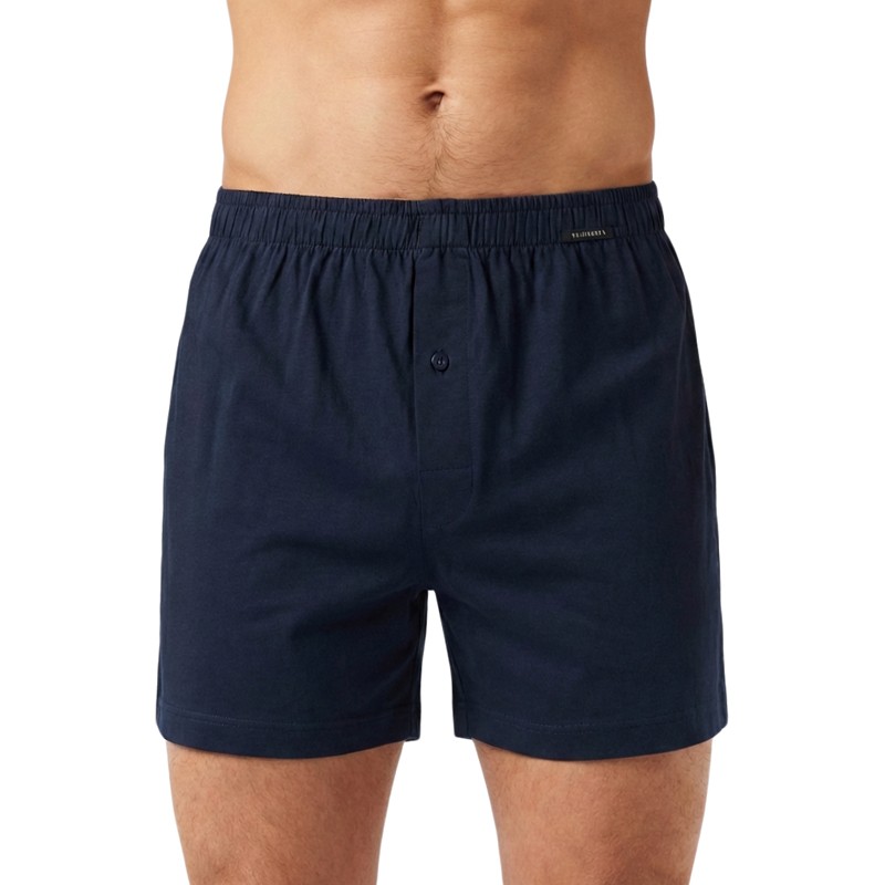 Schiesser_Boxershorts_Rosa_mit_Ananasmotiv_Dunkelblau