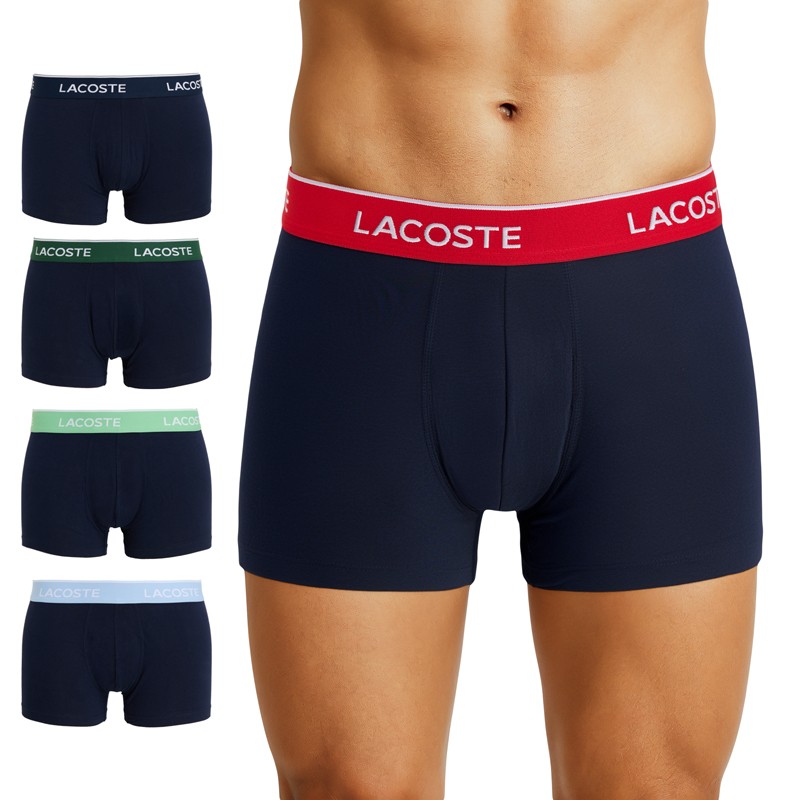 Boxerman_Herrenunterwäsche_Boxershorts_ Lacoste_5-er Set_Trunks_Dunkelblau