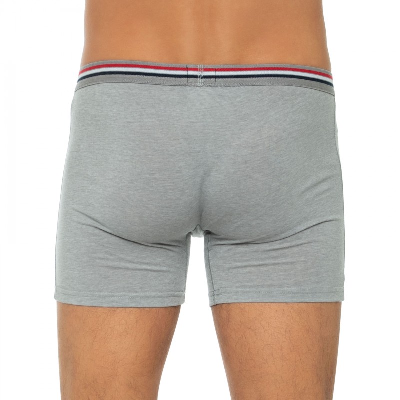 Boxerman_Herrenunterwäsche_Boxershorts_Bugatti_3-erSet_Long Pants_Schwarz Grau