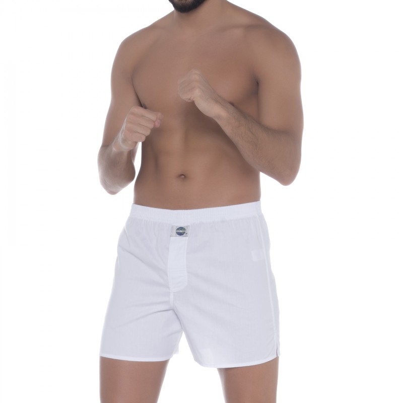 D.E.A.L International_Boxershorts_Weiß_Chambray