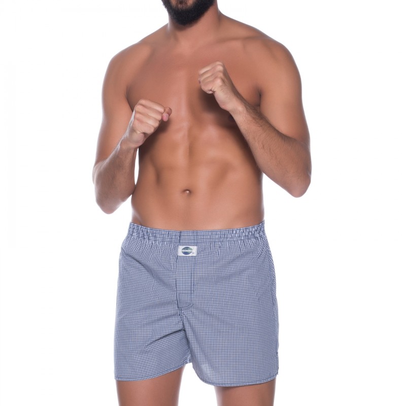 Boxershorts Von D.E.A.L – 100% Baumwolle, Kariert Blau, Bequem & Nachhaltig