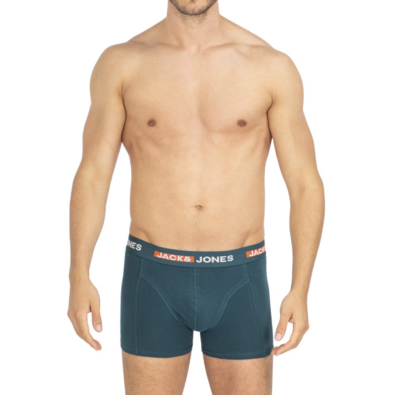 Jack & Jones_3-er Set_Trunks_Schwarz Blau & Türkis