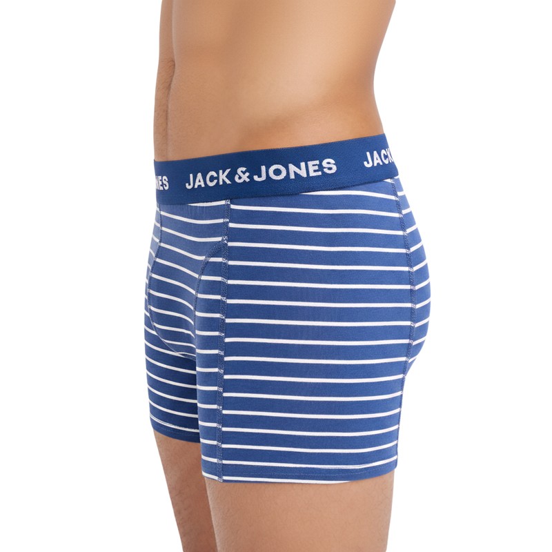 Jack & Jones 5-er Set Trunks Blau verschiedene Muster