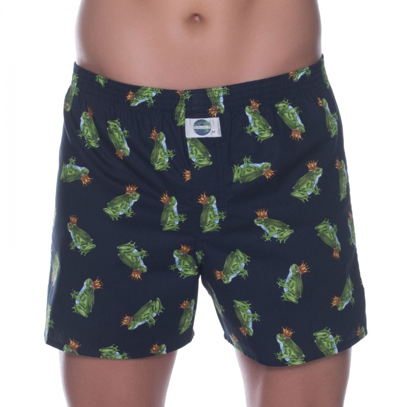 D.E.A.LInternational_Boxershorts_Blau_mitFroschMotiv