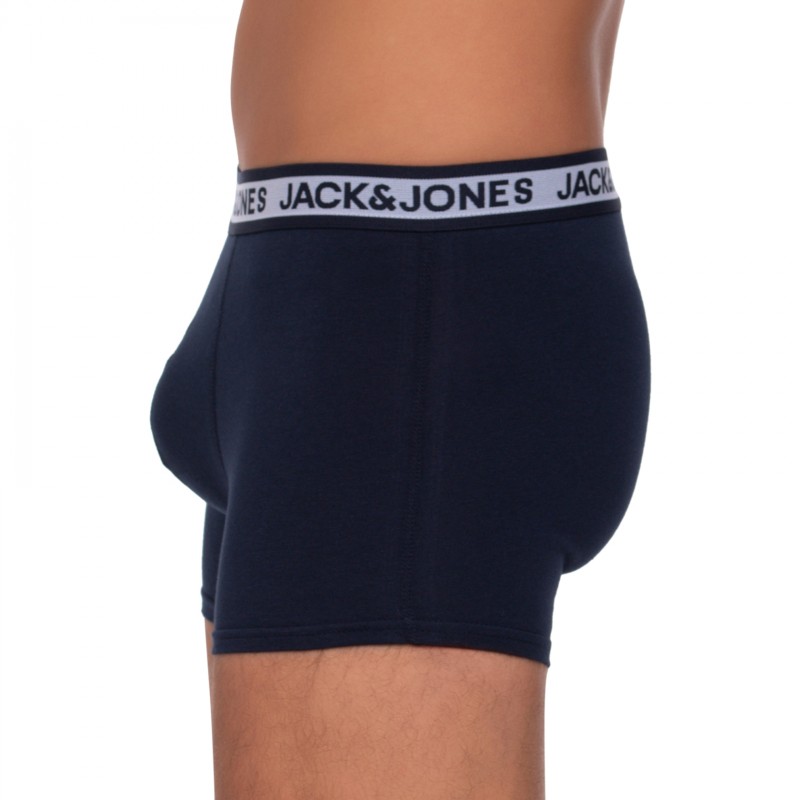 Boxerman_Herrenunterwäsche_Boxershorts_Jack & Jones_Set_Trunks_Schwarz, Blau & Motiv