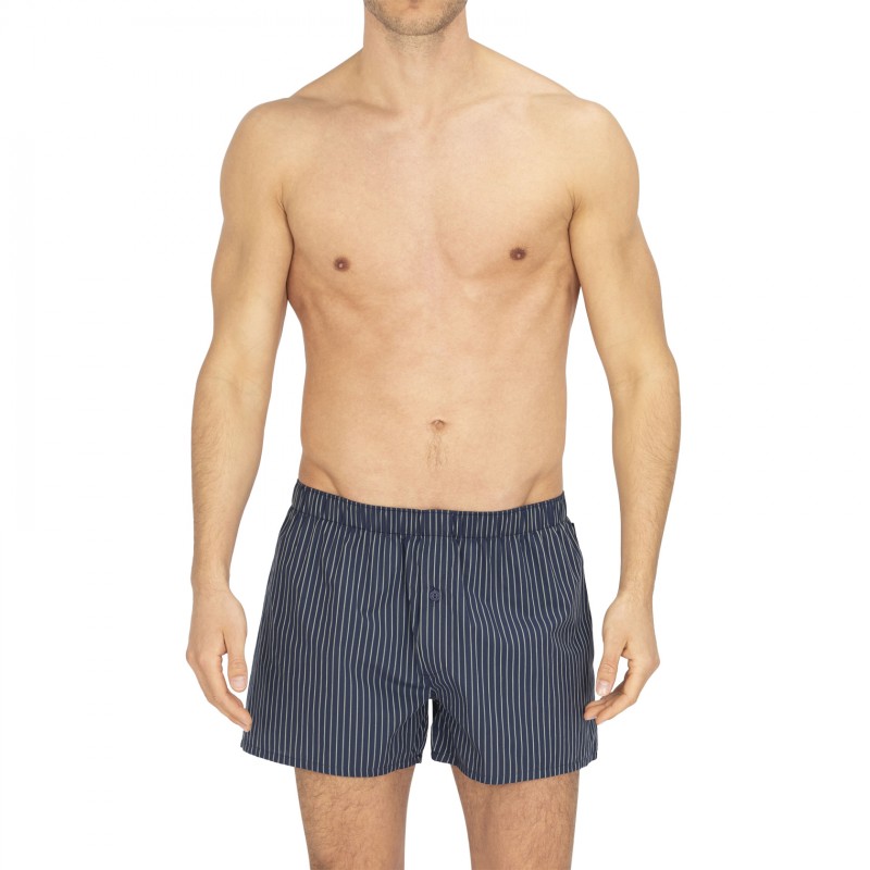 Hanro_Boxershorts_Blau_gestreift