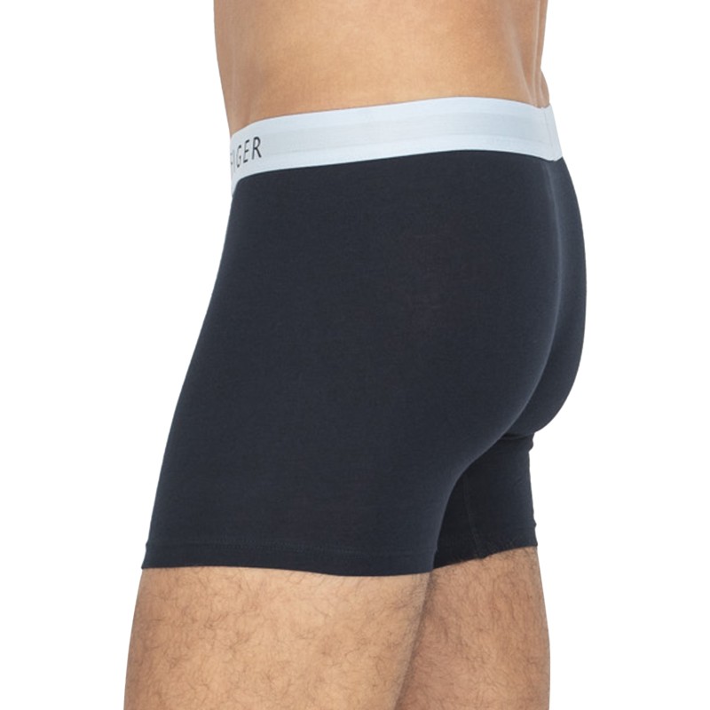 TommyHilfiger_3-erSet_Trunks_Blau_mitverschiedenfarbigemWebbund