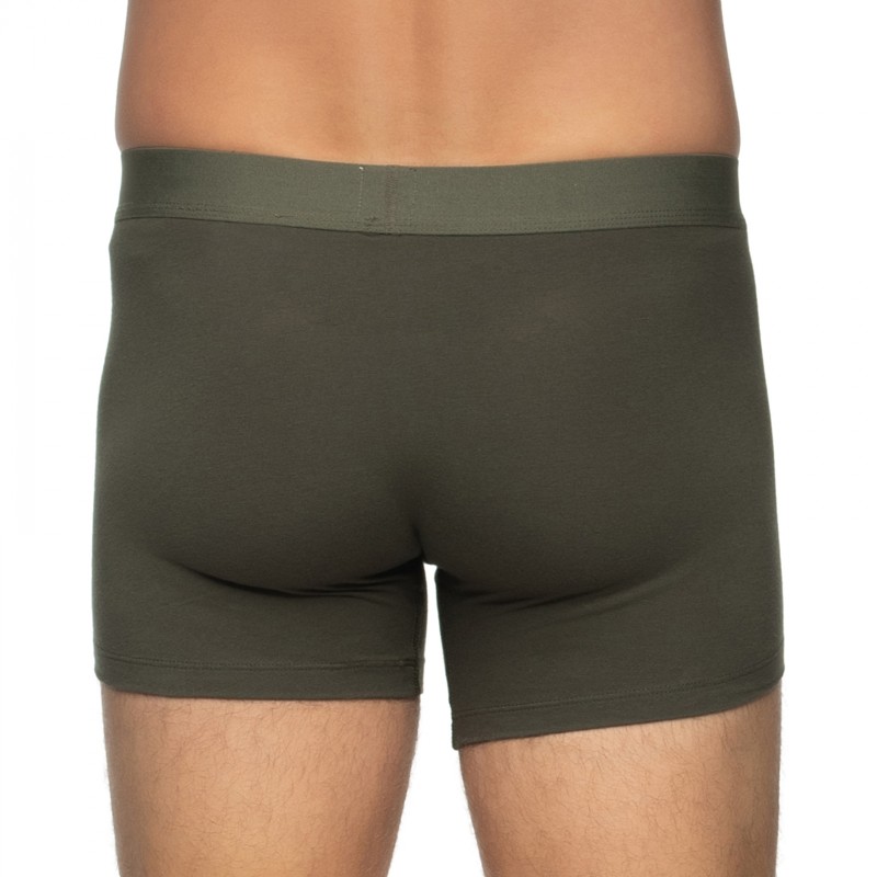 Boxerman_Herrenunterwäsche_Boxershorts_Levi's_2-er Set_Boxer Briefs_Khaki Grün Katiert