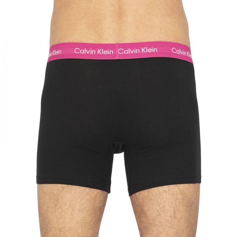CalvinKlein_5-erSetBoxerBriefs_Schwarz_Priude_mitverschiedenfarbigemWebbund