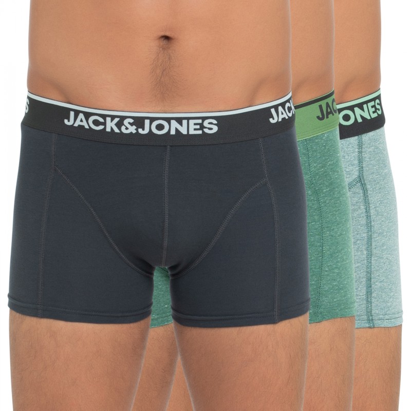 Jack & Jones_3-er Set_Trunks_Grün & Anthrazit