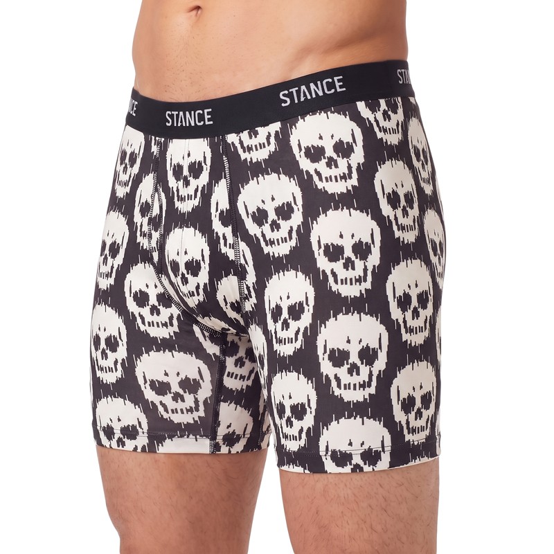 Stance_Boxer_Brief_Schwarz_mit_Motiv