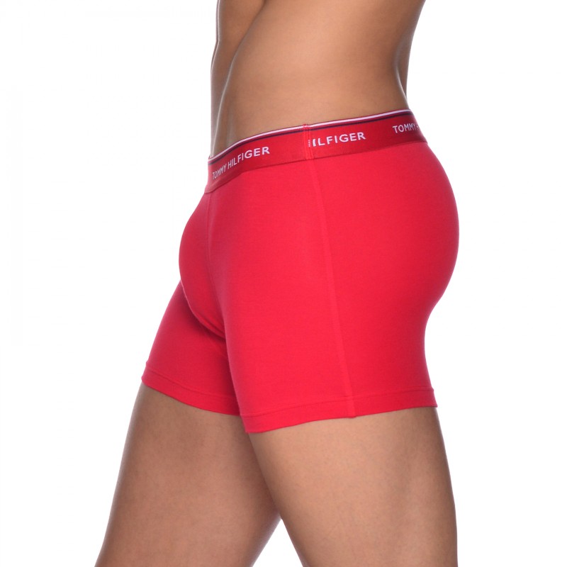 Tommy Hilfiger 3er-Set Strech Trunks in blau & rot & weiß