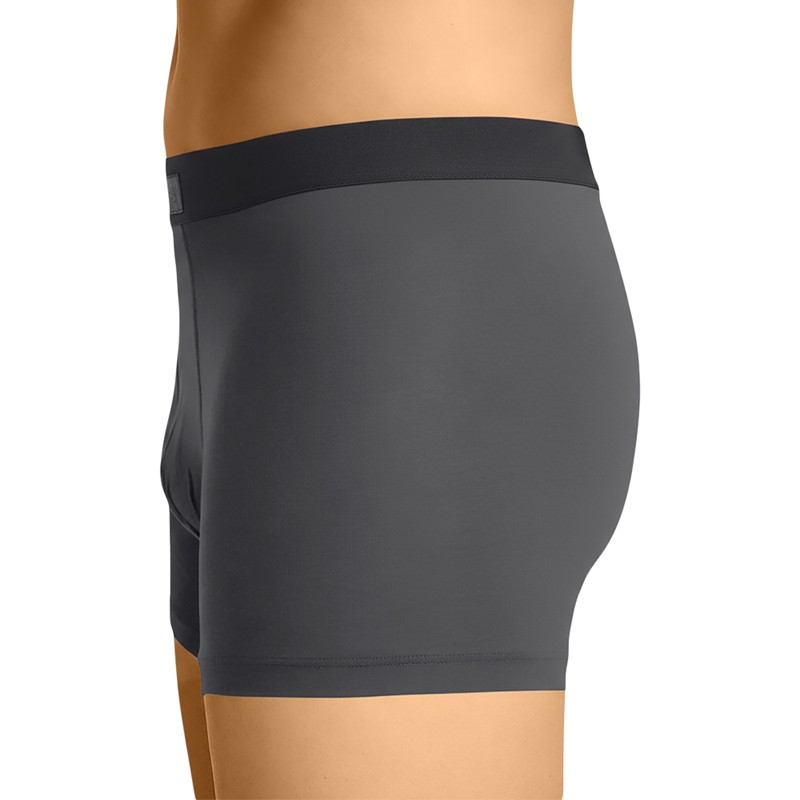 Mey_TrunkShorts_Grau_mit_schwarzem_Bund