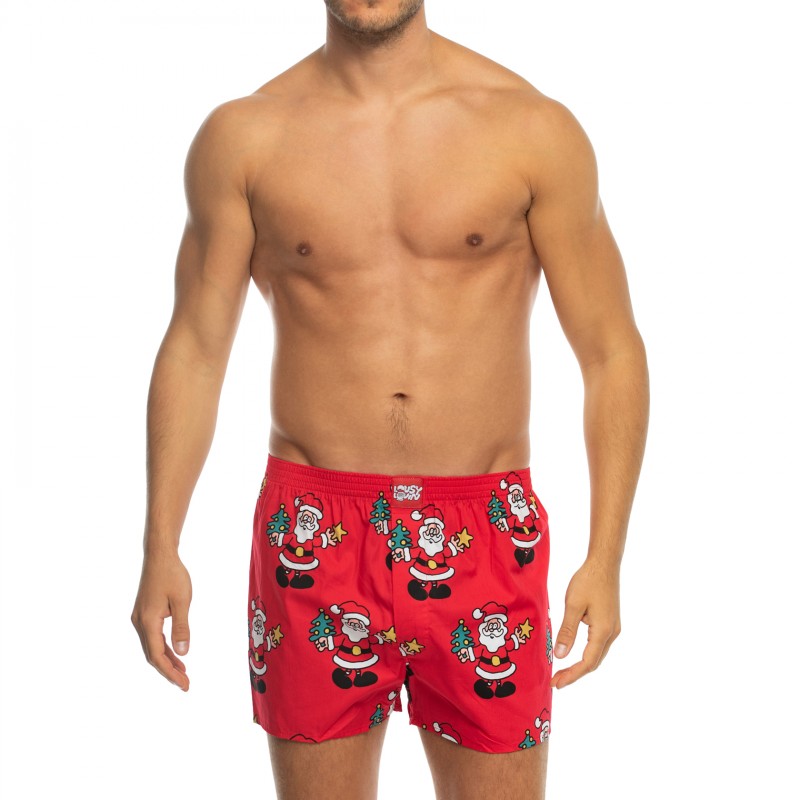 LousyLivin_2-erSet_Boxershorts_Rot&Schwarz_mitMotiv