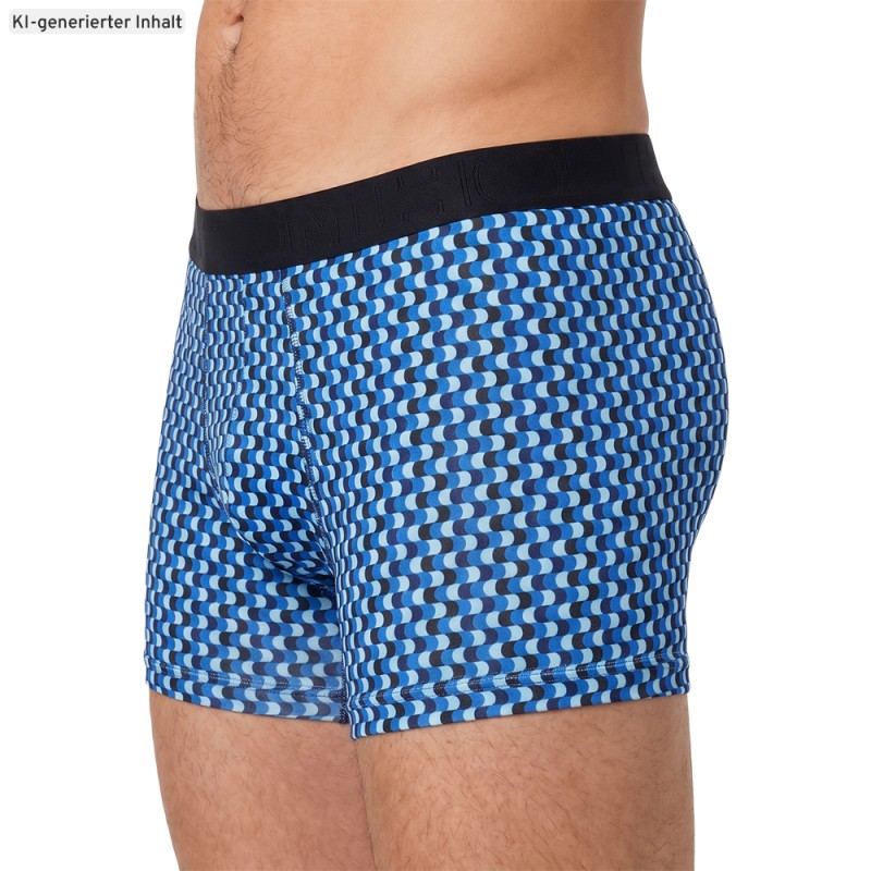 HOM_3-erSet_BoxerBriefs_Schwarz_Blau_mitMuster