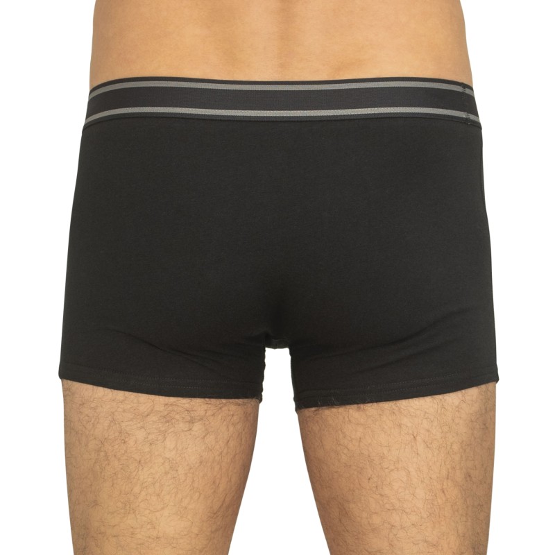 Jack & Jones 5-er Set Trunks Schwarz, Grau & Blau mit verschiedenfarbigen Webbund