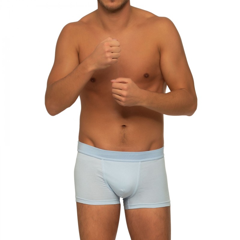 Boxerman_Herrenunterwäsche_Boxershorts_Seidensticker_3-er_Set_Trunks_Blau Gestreift