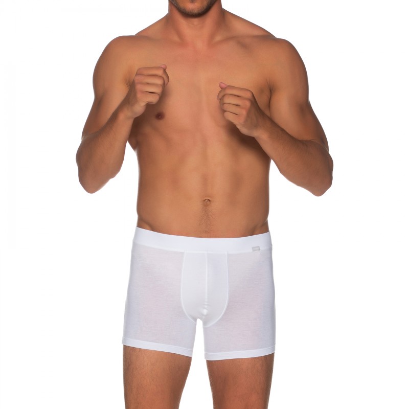 Boxerman_Herrenunterwäsche_Boxershorts_Retroshorts_Hanro_Pants_Weiß