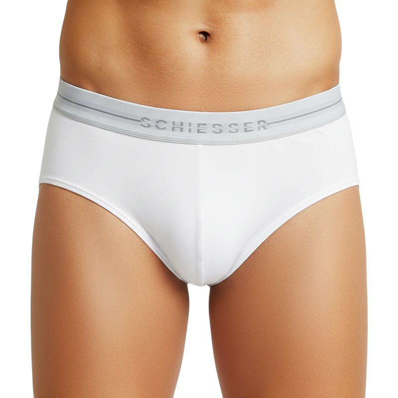 Schiesser_2-erSet_Slips_Weiß