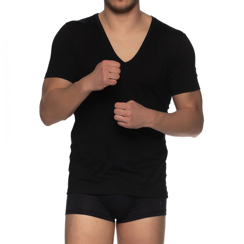 Boxerman_Herrenunterwäsche_Shirt_Mey_Unterhemd_Dry Cotton_Schwarz