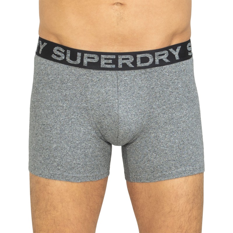 Superdry_3-erSet_Trunks_Schwarz,Orange&Grau