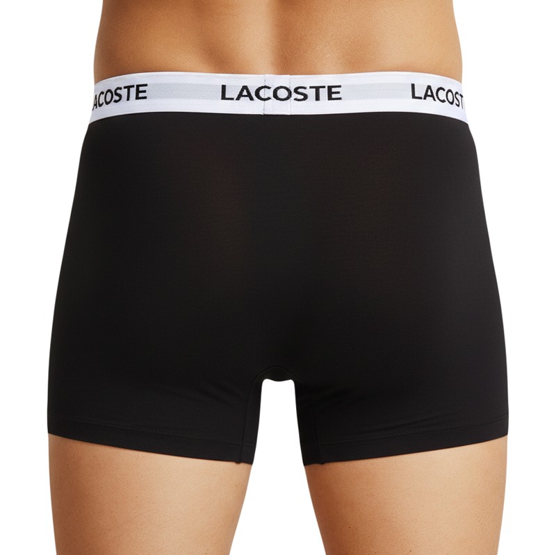 Boxerman_Herrenunterwäsche_Boxershorts_ Lacoste_3-er Set_Trunks_Schwarz