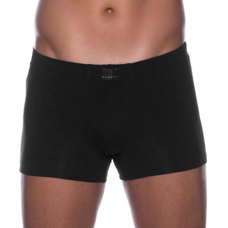 Boxerman_Herrenunterwäsche_Boxershorts_Bugatti_2-er Set_Trunks_Schwarz