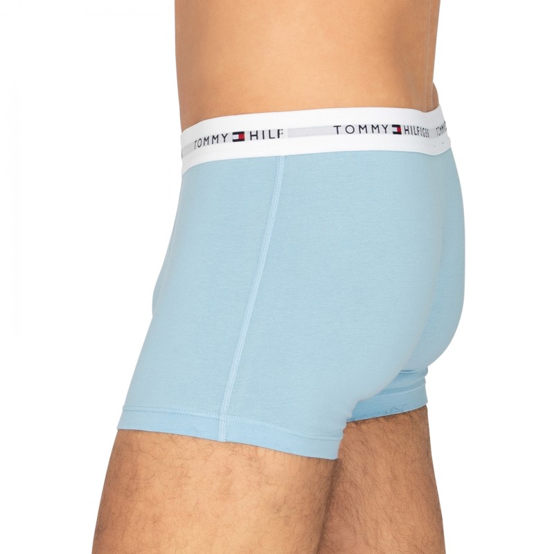 TommyHilfiger_3-erSet_Trunks_Grün,Hellblau&Rosa