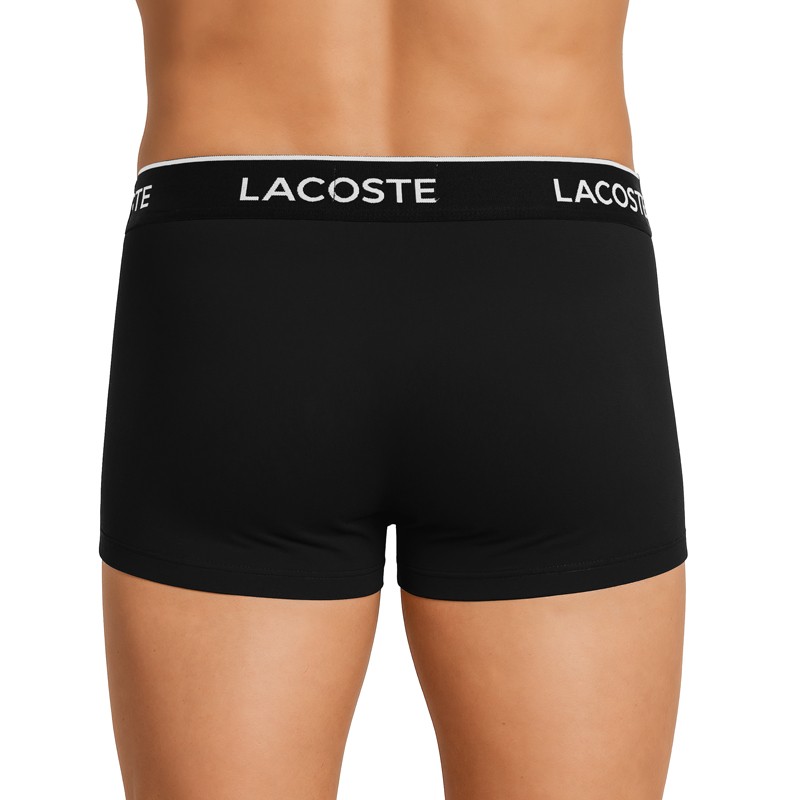 Boxerman_Herrenunterwäsche_Boxershorts_ Lacoste_3-er Set_Trunks_Schwarz