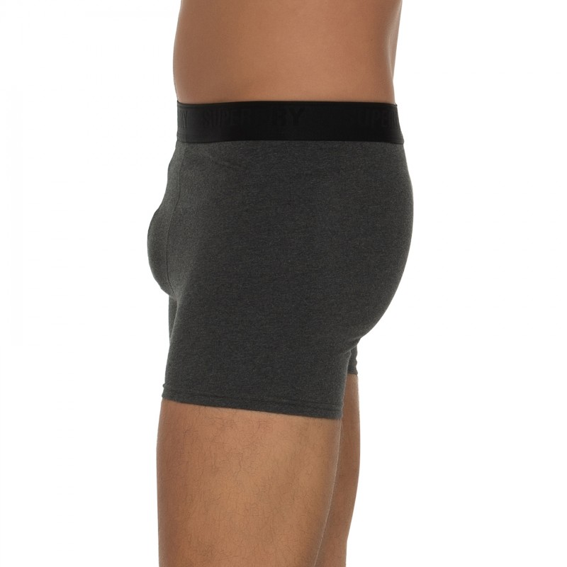 Boxerman_Herrenunterwäsche_Boxershorts_Superdry_3-er Set_Boxer Briefs_Schwarz Grau
