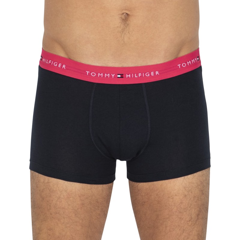 TommyHilfiger_3-erSet_Trunks_Blau_mitverschiedenfarbigemWebbund
