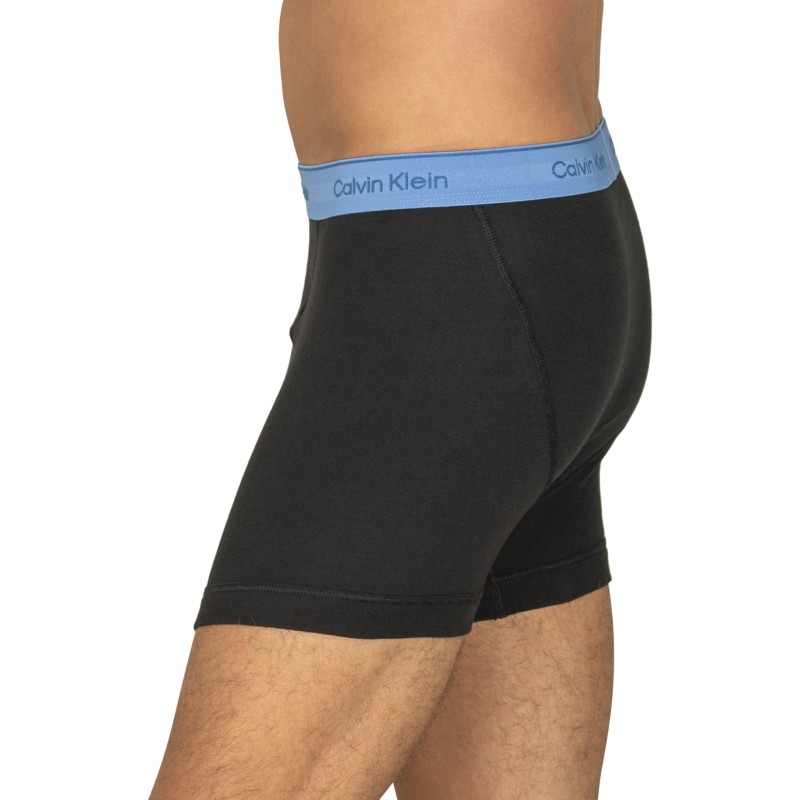 CalvinKlein_3-erSet_BoxerBriefs_Schwarz_mitverschiedenfarbigem_Webbund