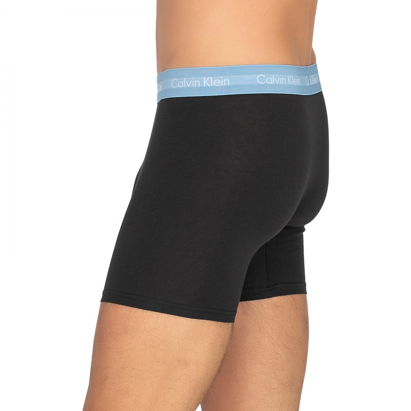 CalvinKlein_5-erSetBoxerBriefs_Schwarz_mitverschiedenfarbigemWebbund