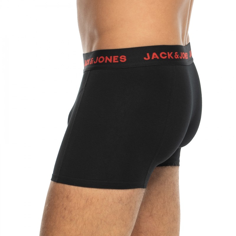 Jack&Jones_5-erSet_Trunks_Schwarz_mitverschiedenfarbigemWebbund