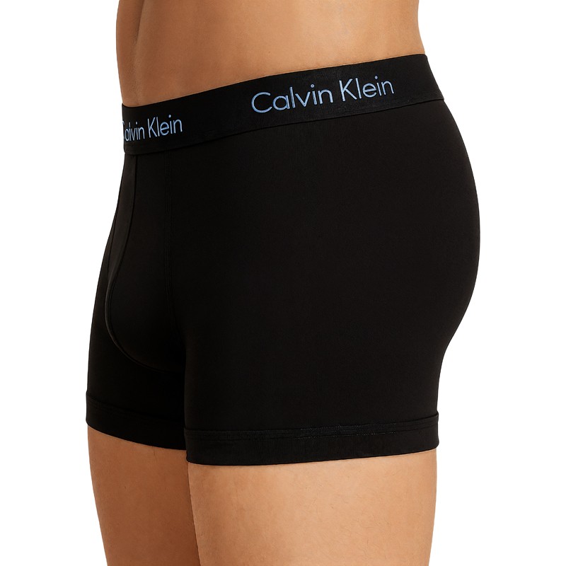 Calvin Klein 3-er Set Low Rise Trunks in Schwarz mit Webbund