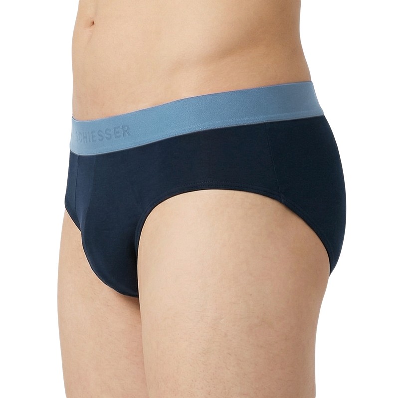 Boxerman_Schiesser_3-erSet_Slips_Schwarz_mit_verschiedenfarbigen_Webbund