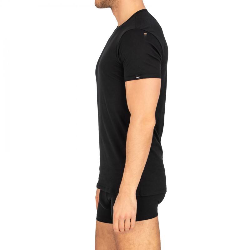Puma 2-er Set Round Neck T-Shirts Schwarz
